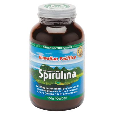 Green Nutritionals Hawaiian Pacifica Spirulina Powder 100g